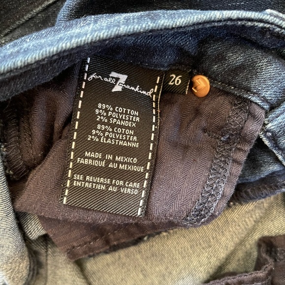 7 For All Mankind dark wash Karah bootcut jeans - Picture 5 of 8